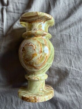 Polished Green Onyx Decorative Vase - Home Accents Vases